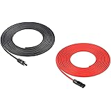 RICH SOLAR 20 Feet 10 Gauge Solar Extension Cable One Pair