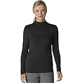 Wink Womens Women’s Long Sleeve Mock Neck Silky Tee
