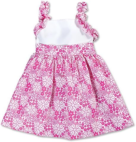 Rosalina Little Girl's Pink Floral Sundress w/Sash 3T