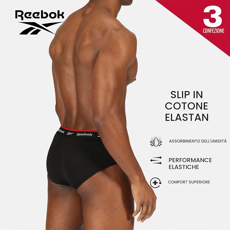 Wiggins Slip da Uomo | Confezione da 3 Slip Sportivi