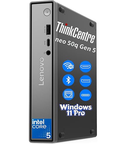Amazon.com: Lenovo ThinkCentre Mini Desktop MFF | Windows 11