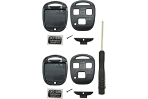 Horande Keyless Entry Remote Control Key Replacement Key Fob Cover Shell Fits for Lexus ES300 ES330 GS300 GS400 GS430 GX470 IS300 is330 LS400 LS430 LX470 RX300 RX330 RX350 RX400h RX450h2 SC430 Key Fob