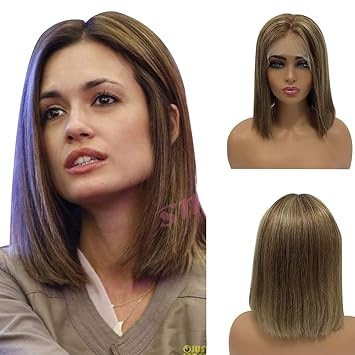 Amazon Com Short Bob Wig 13x4 Lace Frontal 12inch Straight Bob