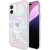 Case-Mate Soap Bubble iPhone 16 Plus Case [Compatible with MagSafe] - Stylish Phone Case with 12ft Drop Protection - Premium Magnetic Cover for iPhone 16 Plus - Iridescent