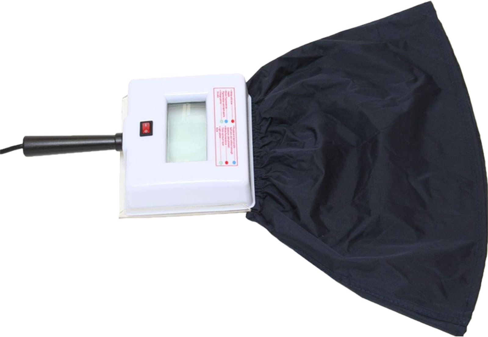 Wood's Square Lamp Viewer Skin Analyzer with Light Blocking Hood