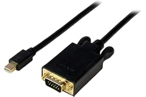 StarTech.com 6ft (2m) Mini DisplayPort to VGA Cable - Active Mini DP to VGA Adapter Cable - 1080p Video - mDP 1.2 or Thunderb