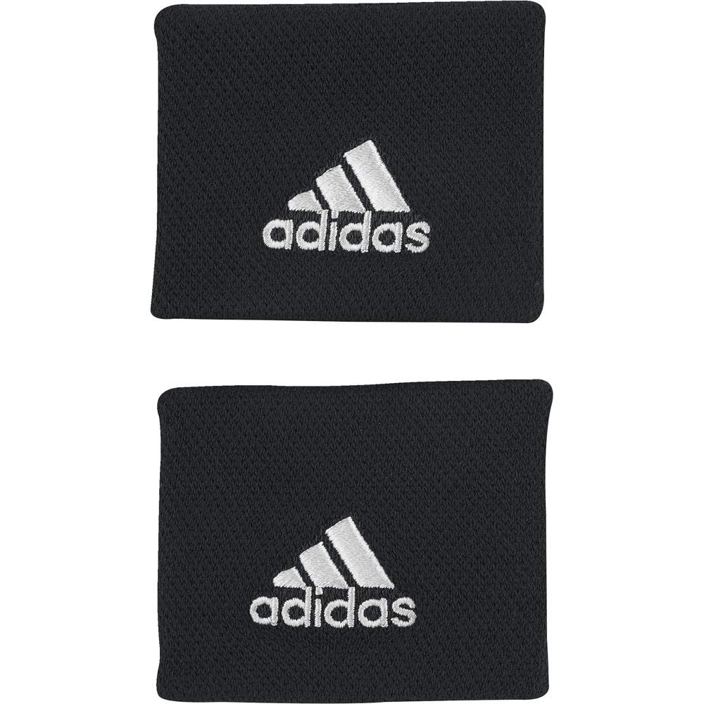 adidas Tennis Wristband S, Polsini Unisex Adulto, Black/White, OSFM