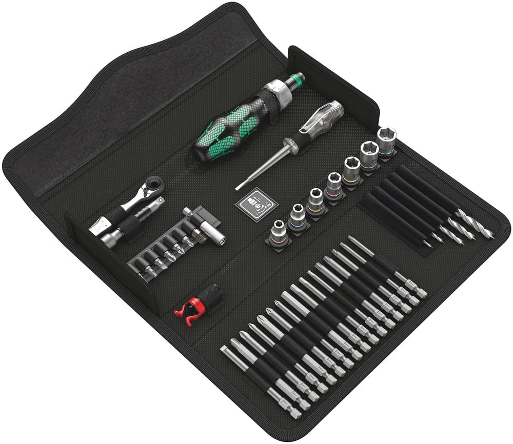 Wera Kraftform Kompact H1 Wood Tool Set 41 Piece, Silver