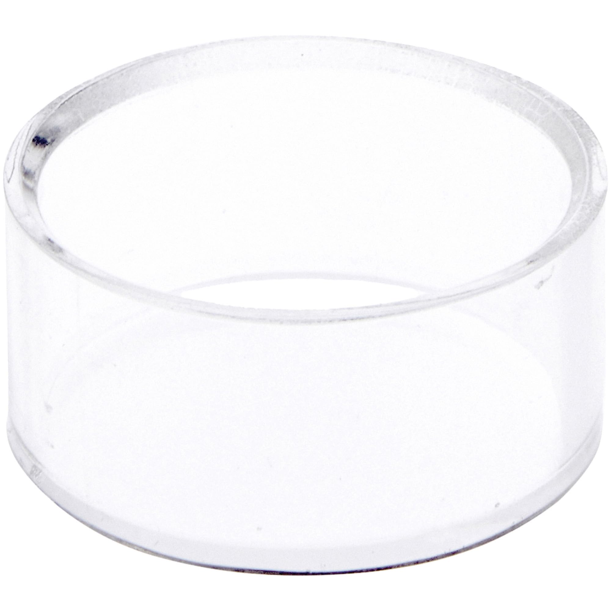 Plymor Clear Acrylic Beveled Egg, Marble, Ball or Sphere Display Holder Stand, 1" H x 2" W