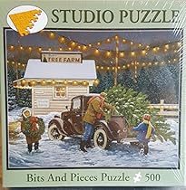 Bits and Pieces 500 Piece Puzzle: John Sloane's Tree Farm by Bits and Pieces