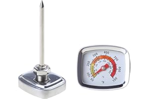 BBQ Thermometer Outdoor Barbecue Smoker Grill Stainless Steel Barbecue Thermometers BBQ Temperature Gauges for Temperature Ga