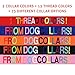 GoTags Personalized Dog Collar, Custom Embroidered with Pet Name and Phone Number in Blue, Black, Pink, Red and Orange, for Boy and Girl Dogs, 4 Adjustable Sizes, XSmall, Small, Medium, and Largethumb 2