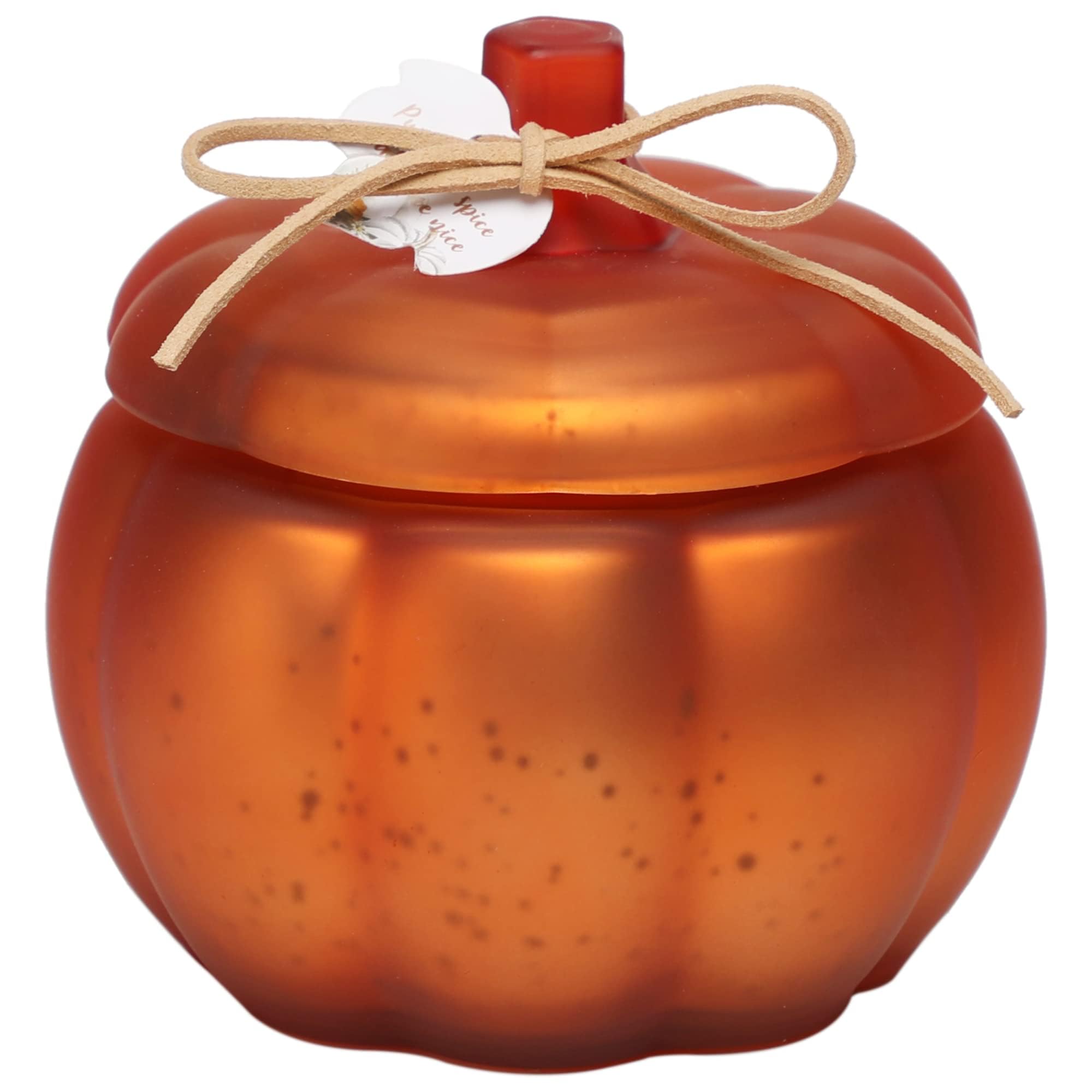 Pumpkin Shaped Candles, Christmas Pumpkin Spice Scented Candles, Autumn Candle, Fall Candle Gift Decoration for Home, 12oz, Farmhouse Pumpkin Decor