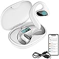 Language Translator Earbuds Two Way Real-time Translation 144 Language with Bluetooth & APP Online Instant Voice Translation for Travel Business Learning(White)