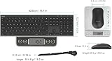Arteck 2.4G Wireless Keyboard and Mouse Combo Stainless Steel Ultral Slim view 6