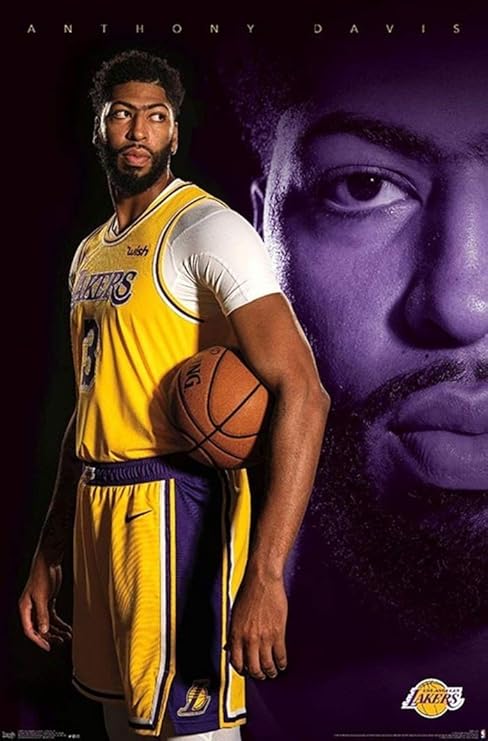 Amazon Com Anthony Davis Nba Poster Los Angeles Lakers 22 Inches X 34 Inches Posters Prints