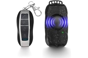 EBUYFIRE 120db Bike Alarm with 500mah Rechargeable Battery Remote Motorcycle Bicycle Anti Theft Vibration Alarm for Golf Car Trailer Mailbox Garage Door Home Security Systems