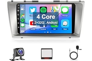 Leadfan Android Car Radio for Toyota Camry 2006-2011 Stereo with CarPlay Wireless Android Auto, 8.7" IPS Touch Screen Compati