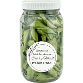 CurryForest Dried Curry Leaves - 100% Natural & Herbicide-Free USA Grown Kari Patta, Pesticide-Free Whole Curry Leaves, Air D