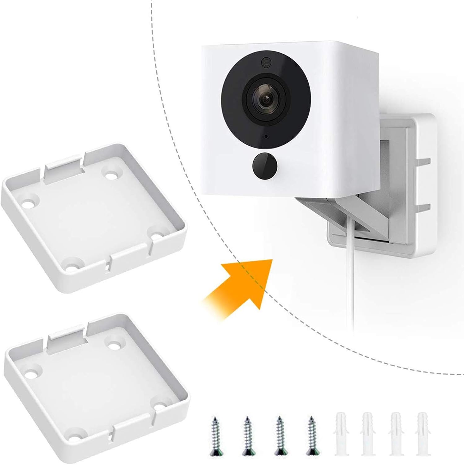 Wyze Cam V2 Wall Mount Bracket 2 Pack, Wall and Ceiling Mounting Kit