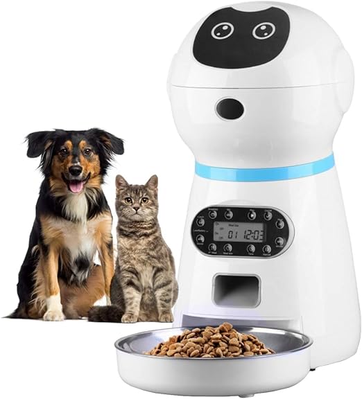 dog feeding bowl with timer