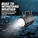 MalloMe 2-in-1 LED Camping Lantern & Flashlight with 12 AA Batteries - Survival Kit Gear for Emergency, Hurricane, Storm, Outage (Black, Collapsible), 4 Pack