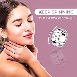 Shop LC Love Spinner Anxiety Rings for Men Women