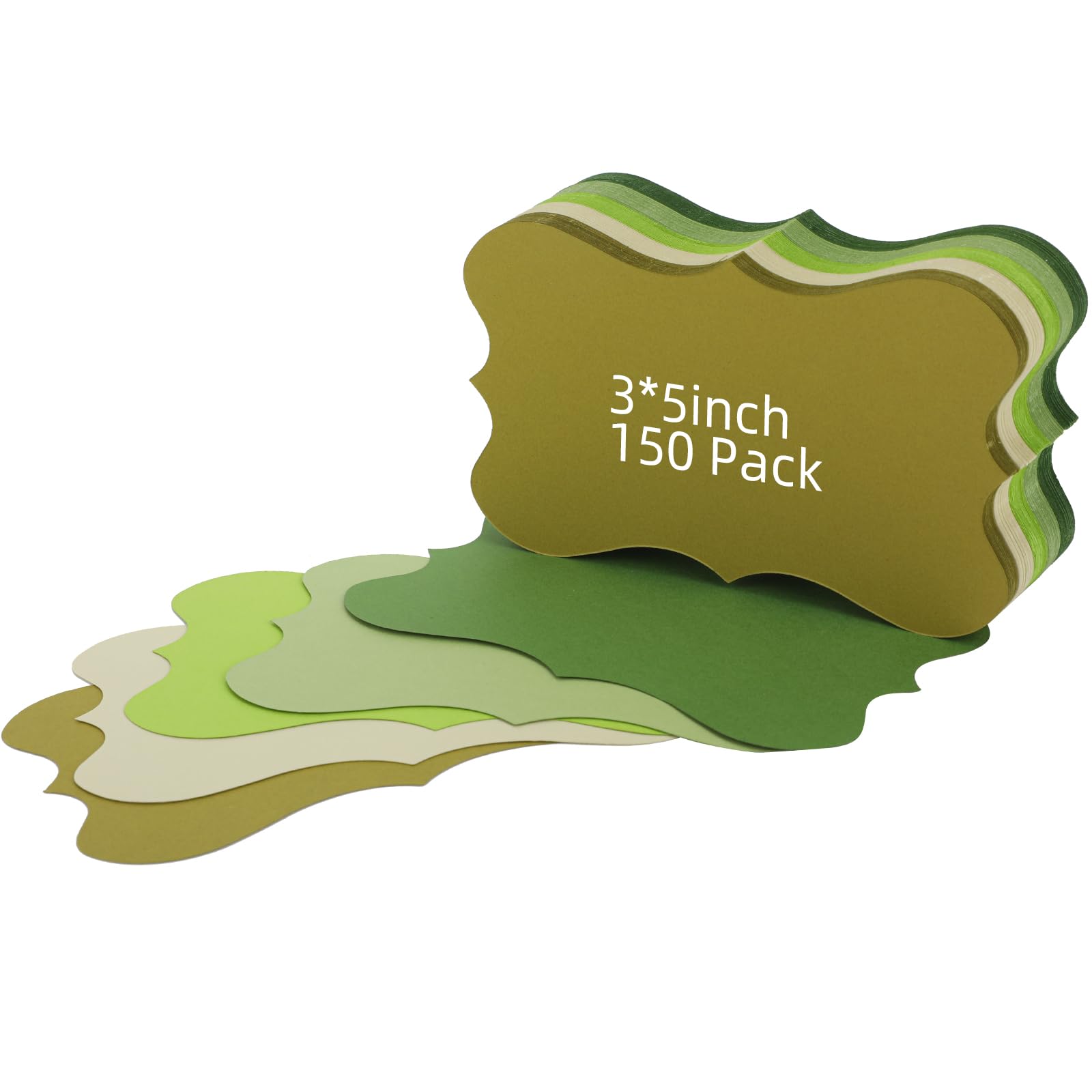 Photo 1 of 150 Pack Green Index Cards 3x5 Women Flash Cards Index Cards Blank Business Cards Wedding Index Cards Colored Greeting Cards For School Office Studying Kids Nursing Students