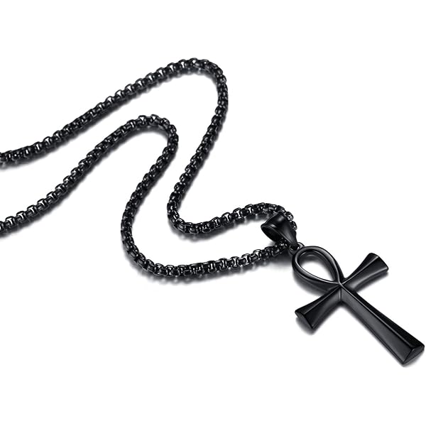 Ciondolo Ankh In Argento 925 – Collana Con Croce Egizia Della Vita – Gioielli Spirituali – Catena Opzionale - Italia