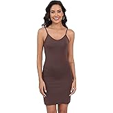 EaseWay Women's Basic Adjustable Spaghetti Strap Cami Under Mini Dress
