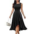 DRESSTELLS Women's Cocktail Party Formal Wedding Guest Church Dresses, Modest Graduation Prom Evening Dress