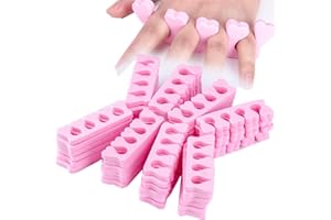 Emivery 50 PCS Pink Nail Art Toes Separators Fingers Foots Sponge Polish Manicure Pedicure for Women And Girl