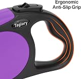 Taglory Retractable Dog Lead 5 m Purple, Anti-Tangle 360° No-Tangle Leash view 6