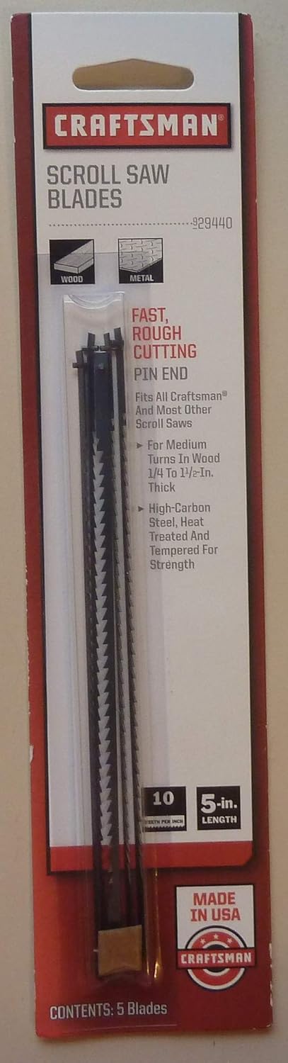 Saws Accessories Olson 5 In Carbon Steel Scroll Saw Blade Set 18 5 Tpi 18 Pk Jig Scroll Saws