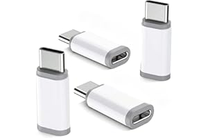 USB C to Lightning Adapter 2 Pack, Fast Charging and Data Transfer Converter, Type C to Lightning Connector for Phones and De