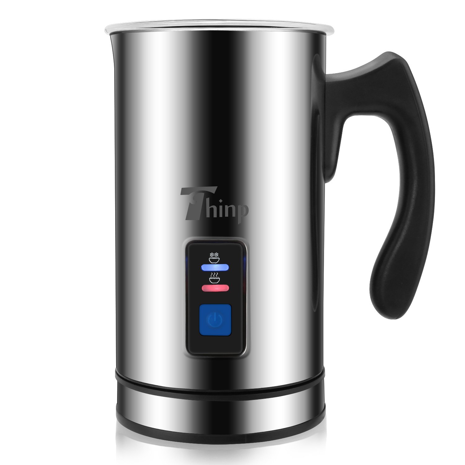 Thinp Espumador de Leche Eléctrico Batidora de Leche Automática Calentador de Leche