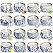 HELLY Scented Candles Gift Set, Natural Soy Wax Portable Travel Tin Candles, Gifts for Women Fragrance Essential Oil Candles for Aromatherapy Relaxation Stress Relief, Christmas 16 Packthumb 1