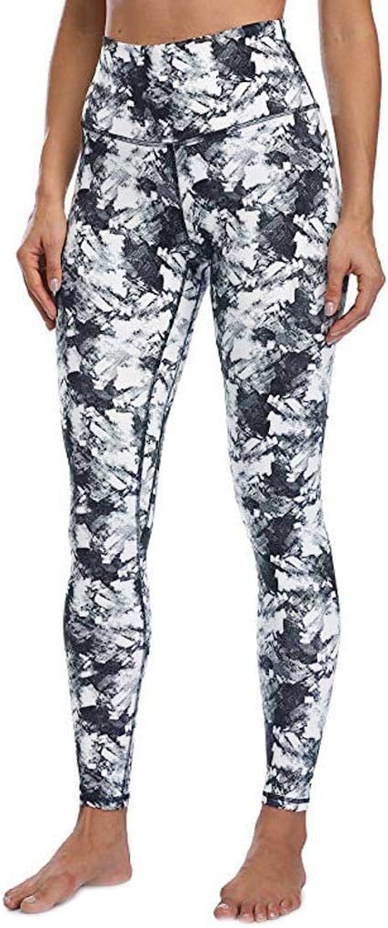 Womens High Waist Yoga Pants Tummy Control Workout Running Yoga Leggings