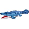 Simulation Mosasaurus Dinosaur Stuffed Plush Toy -Cute Soft Lifelike Mosasaurus Figurines Model Toy, Real Life Dinosaur Stuffed Animal Toys, Educational Gifts For Kids Boys Girls,18 Inches
