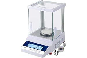 RUISHAN 300g x 1mg Lab Analytical Balance Scale | 0.001g High Accuracy Electronic Scientific Scale Jewelry Gold Scale .001 Digital Gram Weighs Scale Centigram Scale, Calibrated Scale, Chemistry Scale