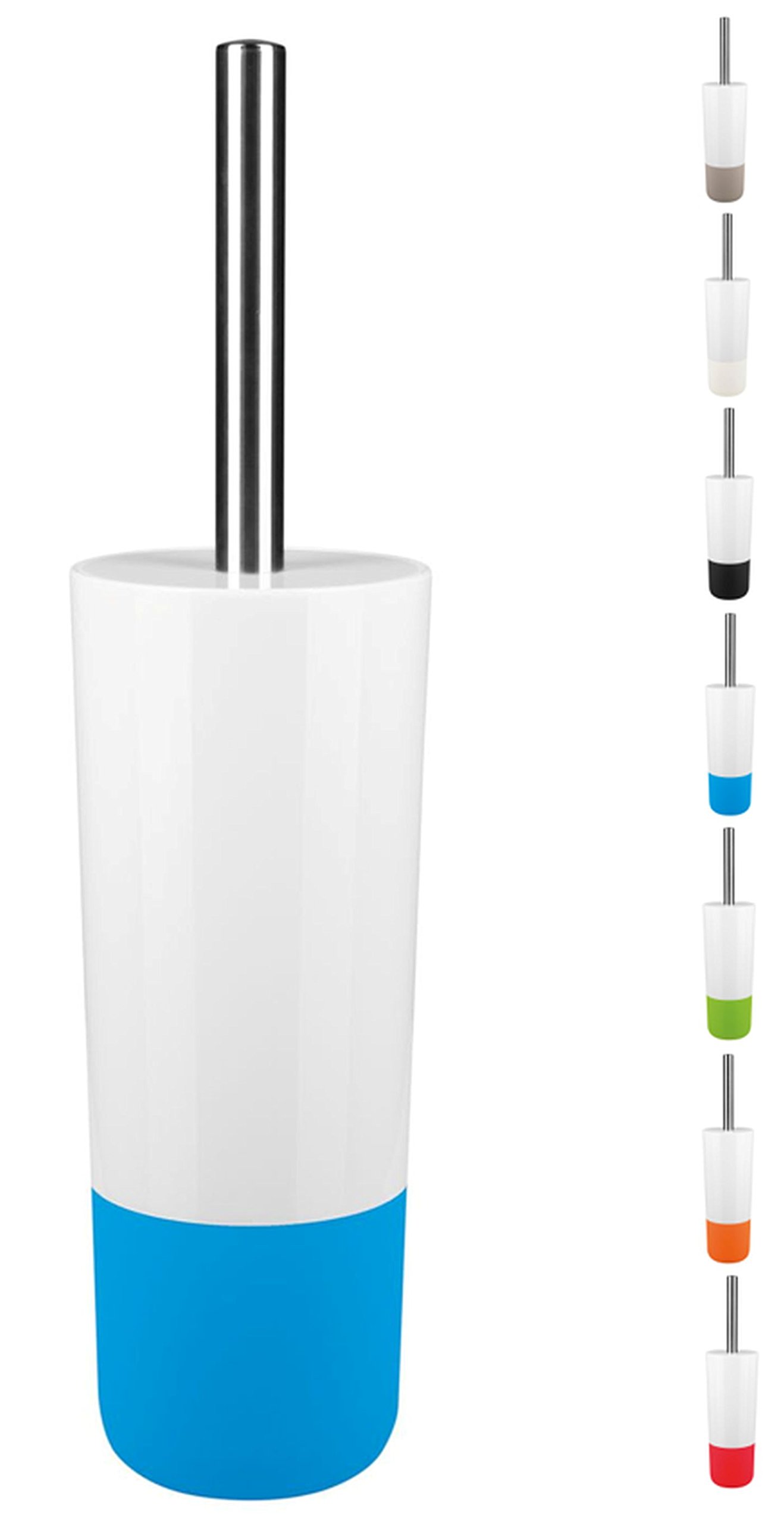 Spirella Moji Toilet Brush with Hygienic Container White/Blue