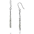 Spinningdaisy Flute Earrings – Silver Plated Music Jewelry for Women – Dainty Gift for Music Teacher, Band Student, or Recital