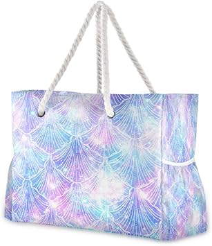 mermaid beach tote