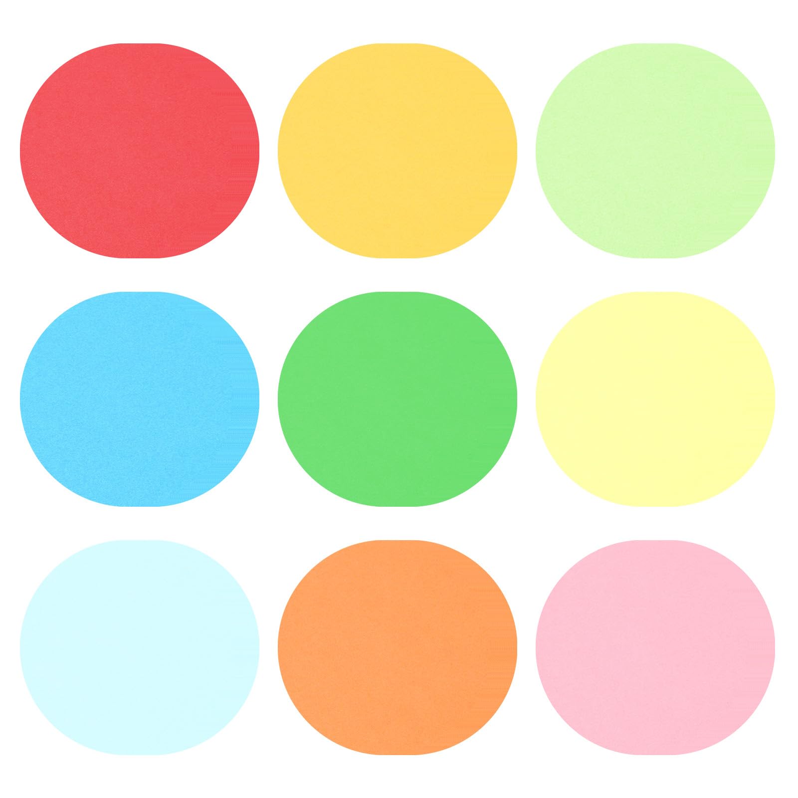 PATIKIL 6"Cutouts Paper, 180Pcs Circles Assorted Color Cut Outs Paper for Bulletin Board Art Office Classroom Party Spring DIY Craft Card Decor, Multicolor