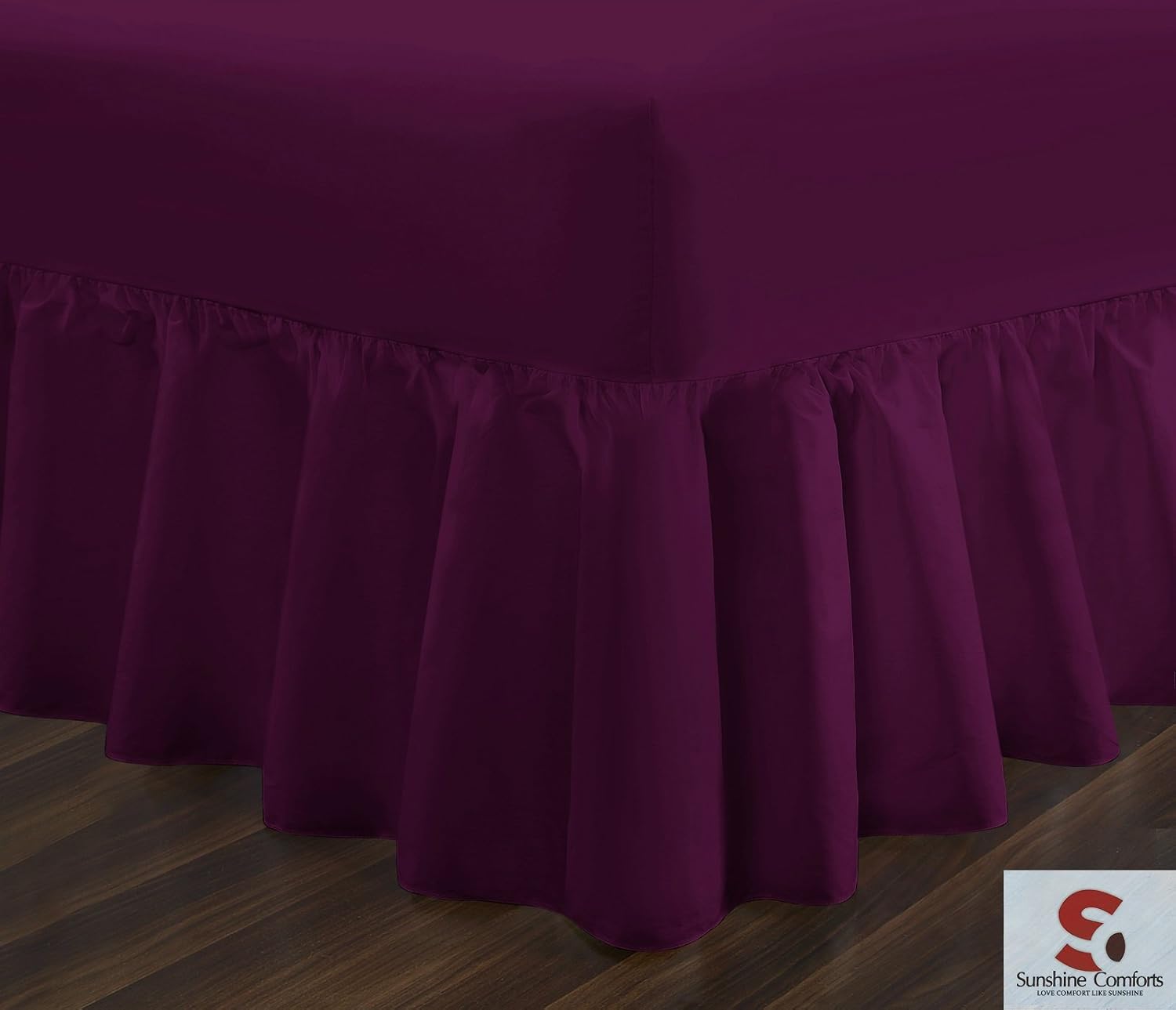 NI Luxury Bedding Extra Deep Percale Fitted Sheets 16"/40CM Valance