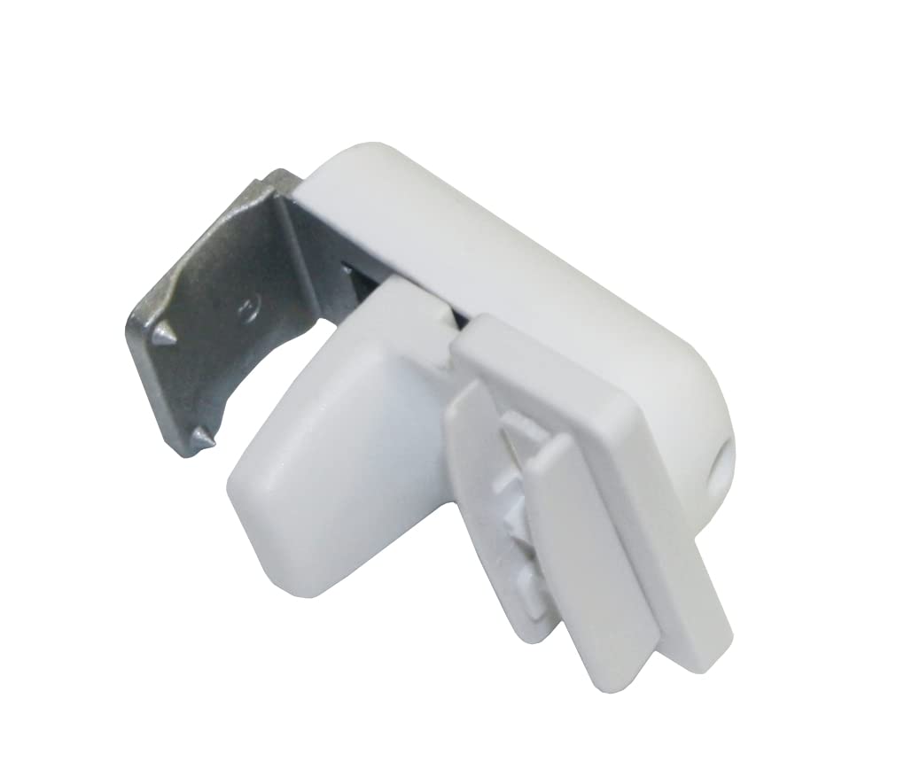 Wohnidee Clamp Supports, Adjustment Range 5-25 mm, 4 Pieces, Metal, White, Unzutreffend