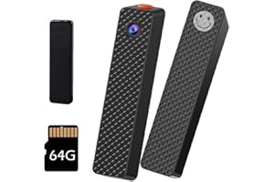 VSYSTO 1080P Body Camera with 64GB, WiFi, Magnetic Suction Design, Loop Recording, Used for Daily Records, Meetings, Cycling,