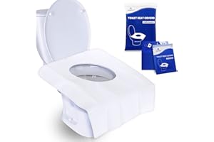 Toilet Seat Covers Disposable Flushable,20 Packs Individual Package Toilet Seat Cover Portable Airplane Travel Accessories fo