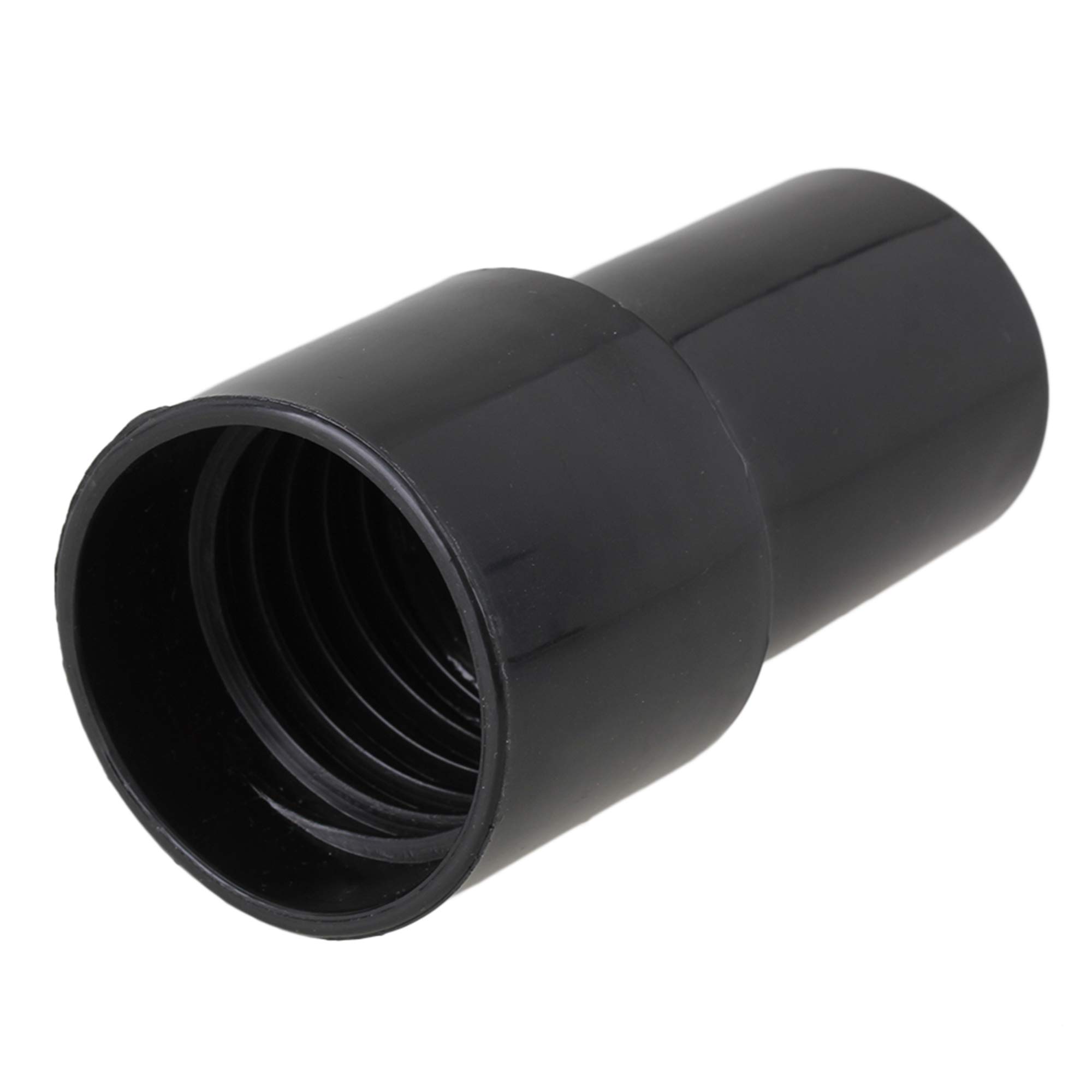 Mxfans Black Plastic 40mm ID Vacuum Hose Adaptor 00178 for Shop Vacuum Accessories