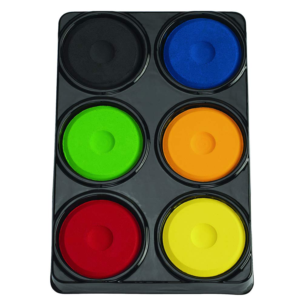 Colorations 6TCA 6 Color Tempera Paint Cakes in Tray: Industrial & Scientific